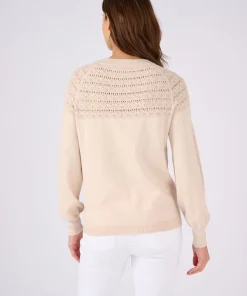 Pull jeu de maille fantaisie