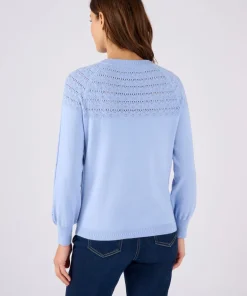 Pull jeu de maille fantaisie
