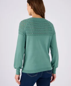 Pull jeu de maille fantaisie