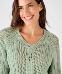 Pull maille ajourée