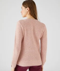 Pull maille perlée mélange alpaga