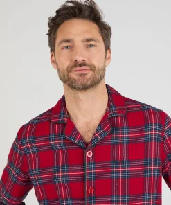 Pyjama en flanelle grattée pur coton