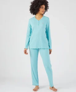 Pyjama maille côtelée