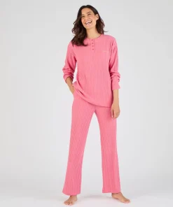 Pyjama Thermolactyl en maille côtelée