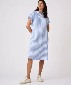 Robe-chemise tissu gaufré Climatyl