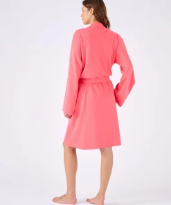 Robe de chambre en maille nid d'abeille