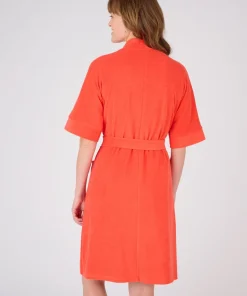 Robe de chambre forme kimono, maille bouclette