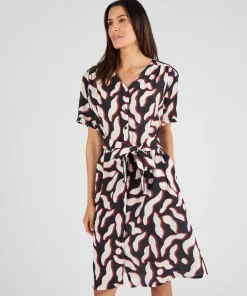 Robe fluide crépon