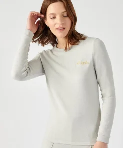 Sweat-shirt femme molleton gratté Thermolactyl Sensitive