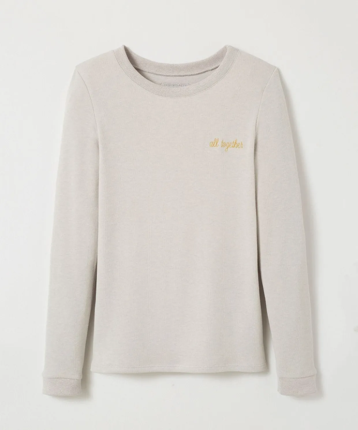 Sweat-shirt femme molleton gratté Thermolactyl Sensitive