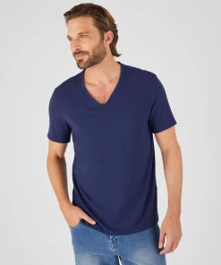 T-shirt col V Climatyl en maille jersey
