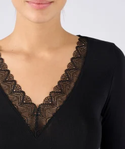 T-shirt dentelle manches longues Thermolactyl Sensitive