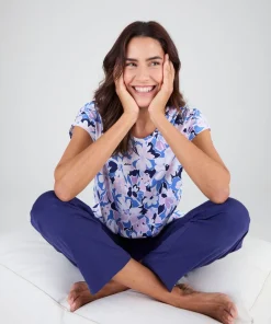 T-shirt de pyjama en pur coton