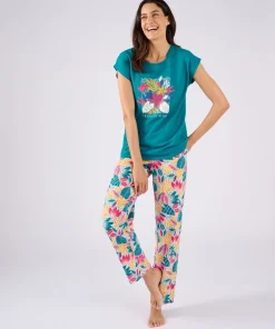 T-shirt de pyjama en pur coton
