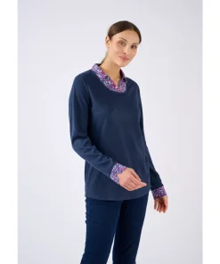 T-shirt effet 2 en 1 maille chaude