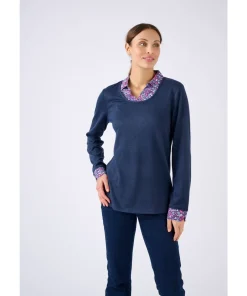 T-shirt effet 2 en 1 maille chaude