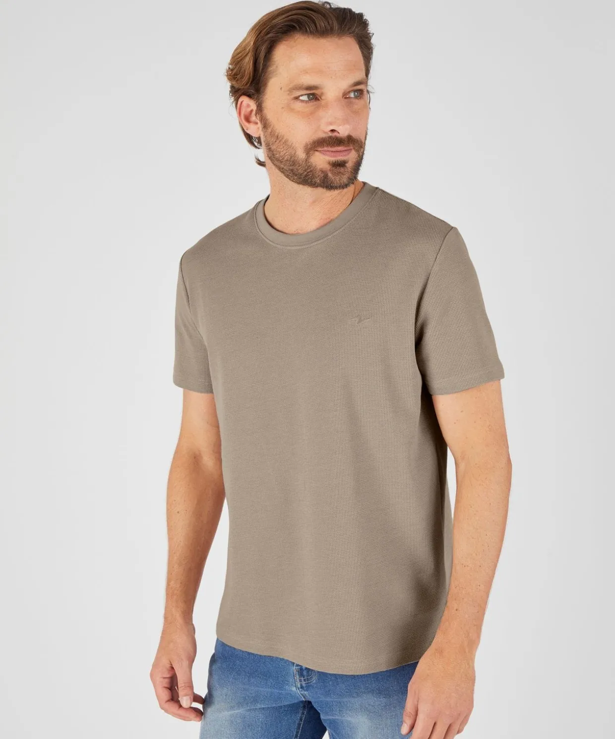 T-shirt Essential en maille gaufrée