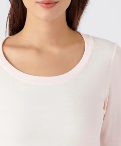 T-shirt fine côte Thermolactyl Sensitive, encolure dégagée