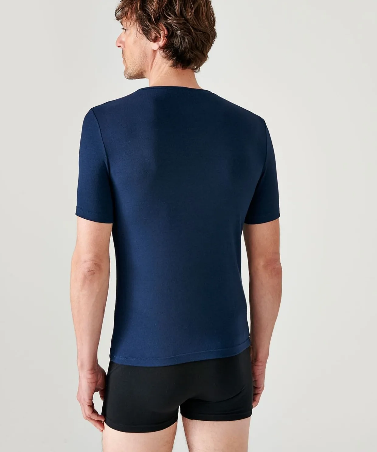 T-shirt manches courtes col V Thermolactyl Sensitive