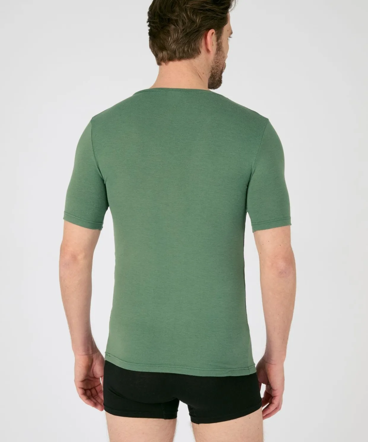 T-shirt manches courtes col V Thermolactyl Sensitive