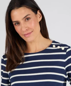 T-shirt rayé pur coton