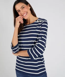T-shirt rayé pur coton