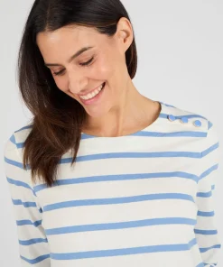 T-shirt rayé pur coton