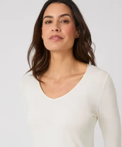 T-shirt Thermolactyl Sensitive manches longue col V
