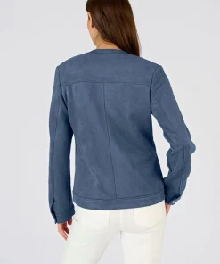Veste suédine stretch